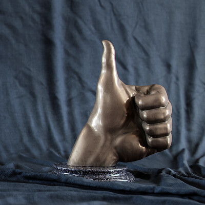 Bronze hand