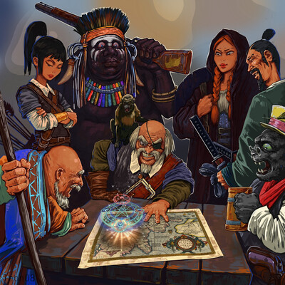 Treasure hunters. New map.
