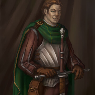 A man with a sword