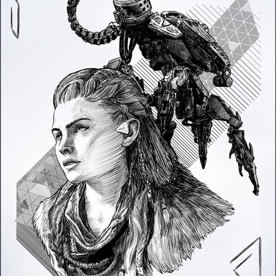 Horizon zero dawn. Fanart.