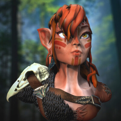 Cartoon Elf Girl