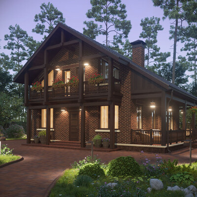 rendering of a house