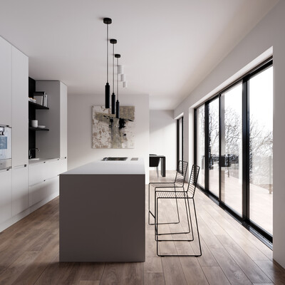 White kitchen