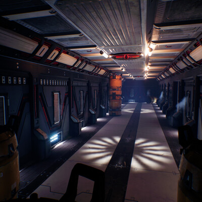 Modular Sci Fi Corridor