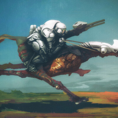 Paintball rider