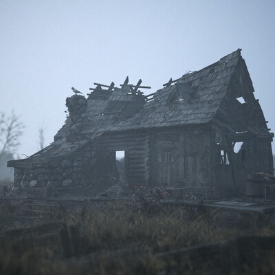 Thank you Witcher(lowpoly, marmoset render)