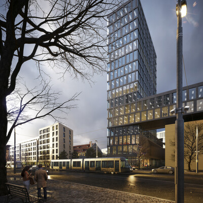 The building.