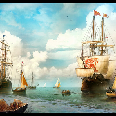 The Venetian ship