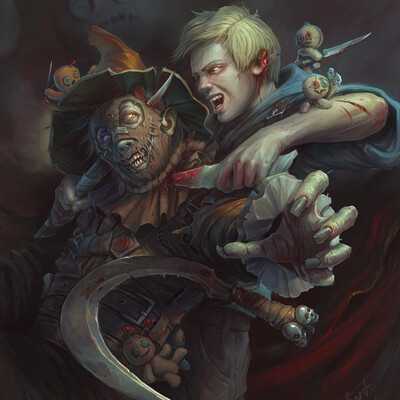 Winners of nightmares. Puppeteer