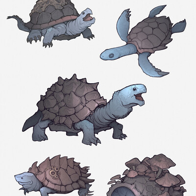 Turtles concept art