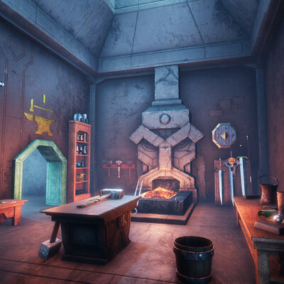 Dwarven smithy