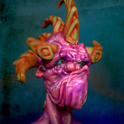 pink horned one