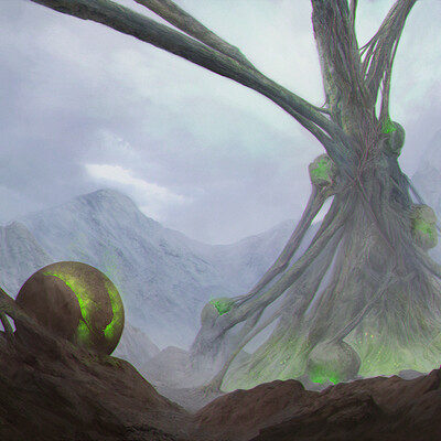 Alien planet / Environment concept art