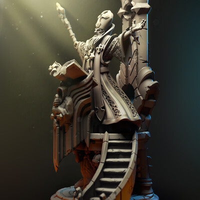 Pontifex Conrad, the church leader.