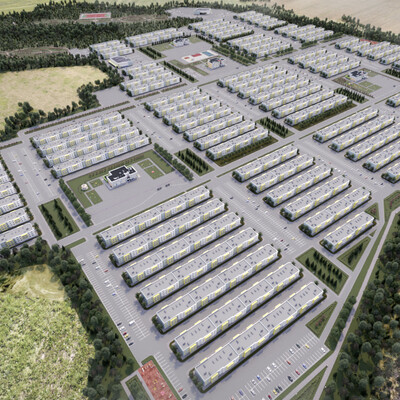 Visualization of township Peresvet