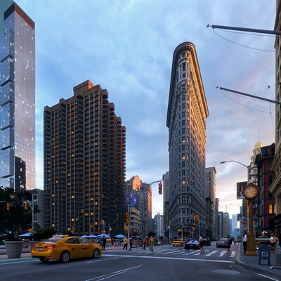 Flatiron building. New York.