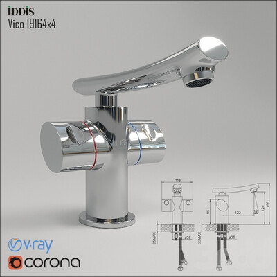 Mixer for washbasin iDDiS series Vico 19164X4