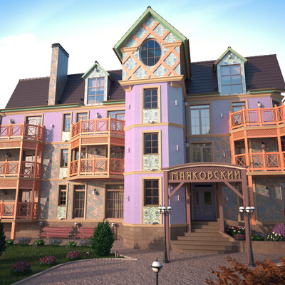 Hotel in the forest