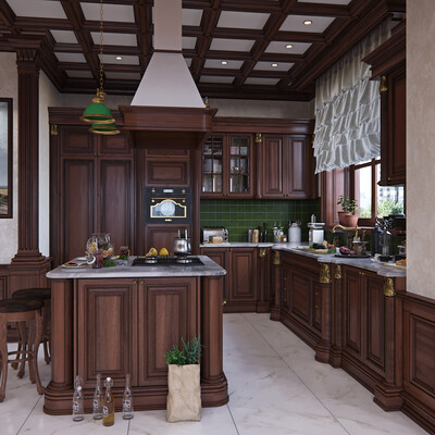Kitchen in a classic style