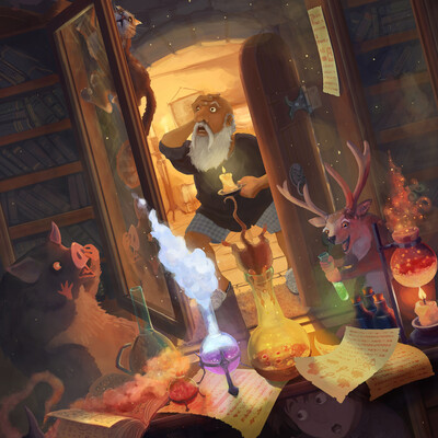 alchemist's laboratory