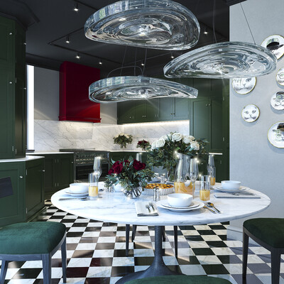 Visualization of the kitchen