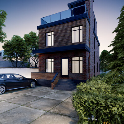 Visualization of the exterior in Canada