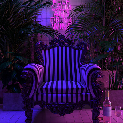Pink wine