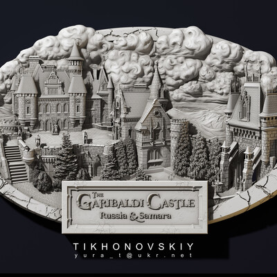 3D model of the Garibaldi lock for CNC milling