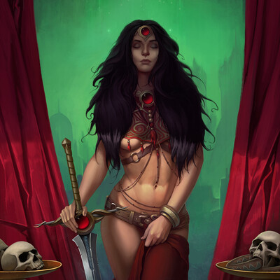 Priestess of the God of Serpent