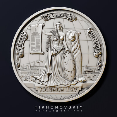 Model for the medallion.