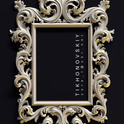 Frame model for a mirror or pictures.