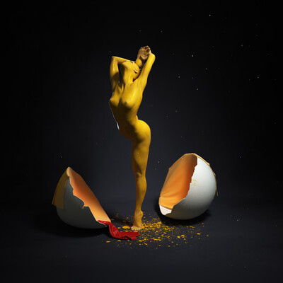 Girl in yellow