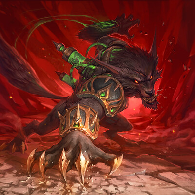 Warwick. Fan art from makson art to the game League of Legends.