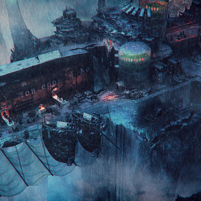 Ice village. Location: Icy pillars. Wooden world.2