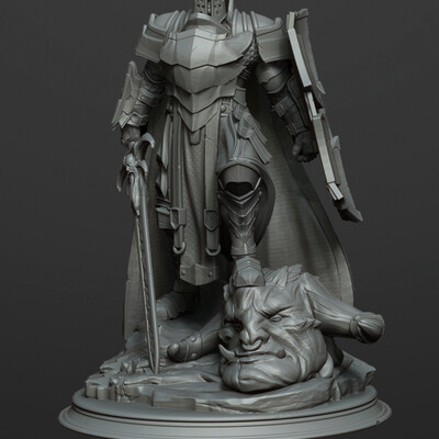 Heavy armored warrior