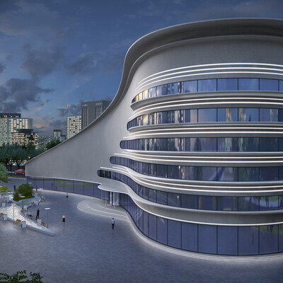 Concept of an office building