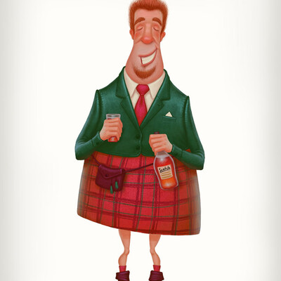 Drunken scottish dude)