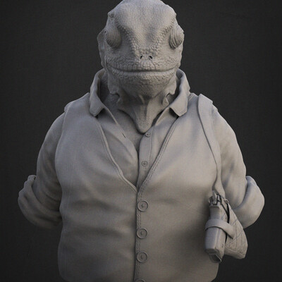 "Detective Mike." The concept of the character.