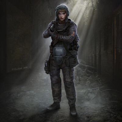 The Scout in the subway