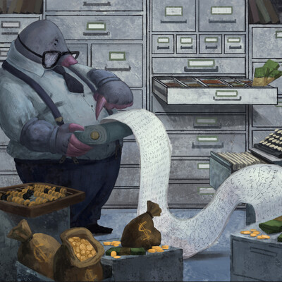 Mole from "Thumbelina"