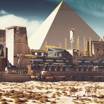 Egyptian spaceship