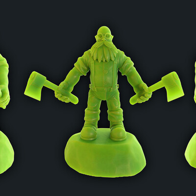 The Joker and the woodcutter | my free model