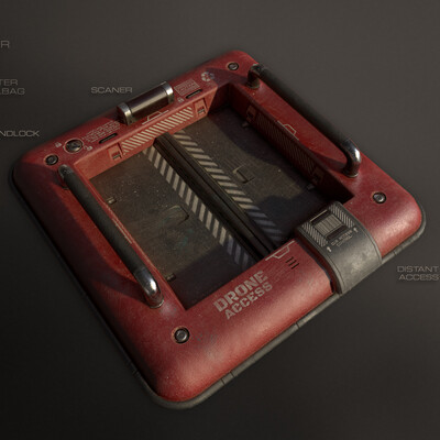 Sci-fi door (Drone support)