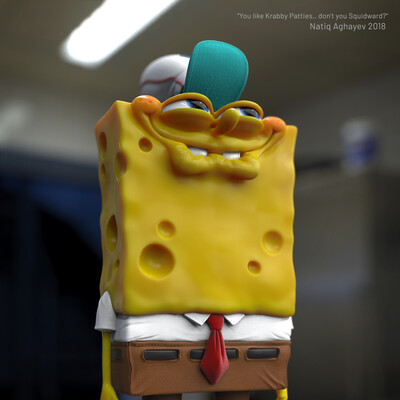 You like Krabby Patties.. don't you Squidward?