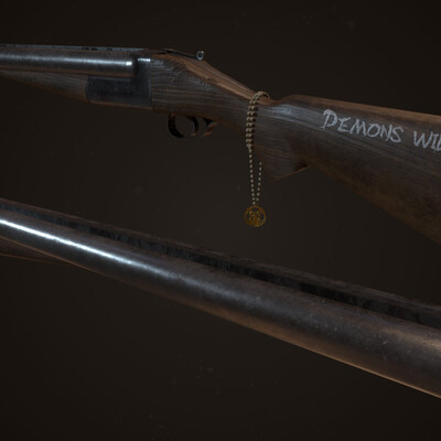 The Demon Hunter's shotgun