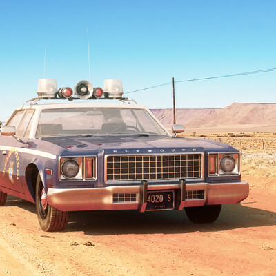 1975 Plymouth Gran Fury Police