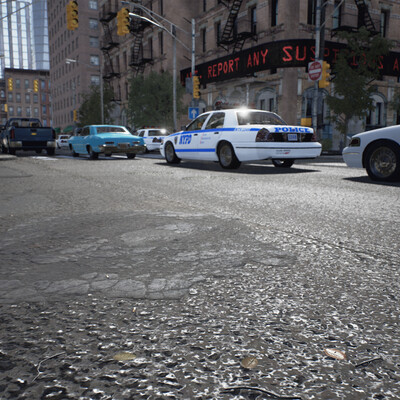Street in Unreal engine 4