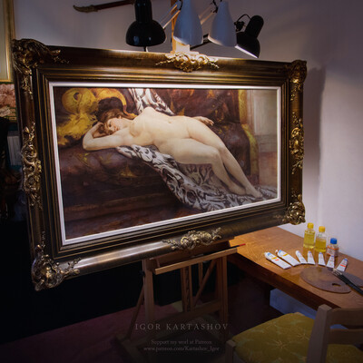 Copy of artwork by Guillaume Seignac