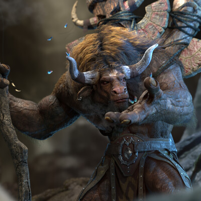 Tauren Shaman. In the cave of Ghostlands