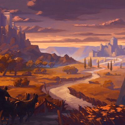 Journey to the sunset